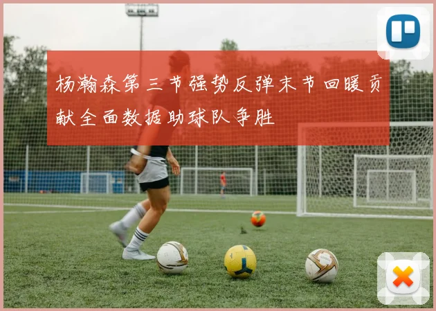 杨瀚森第三节强势反弹末节回暖贡献全面数据助球队争胜